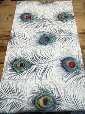 Garnet Hill Peacock Feather Pillowcase King (1)